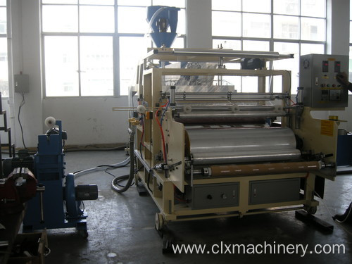 Best-sale Single Screw 1000MM Stretch Film Line