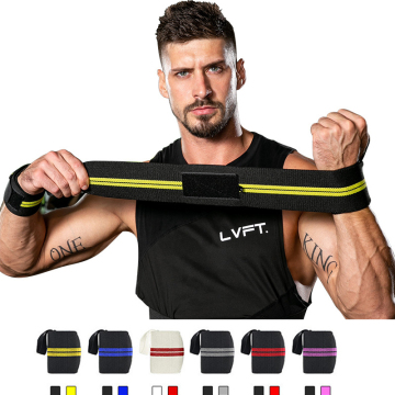1pair Adjustable Weight Lifting Strap Fitness Gym Sport Wrist Wrap Bandage Hand Support Wristband Exercise