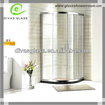 Sliding corner shower cabinet