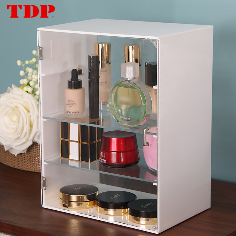 OEM Acceptable Wholesales Desk Storage Box Stand Display Acrylic Cosmetic Makeup Organizer