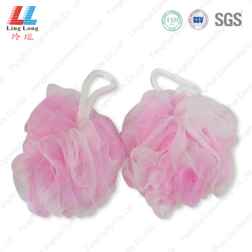 Flower mesh blotting sponge ball