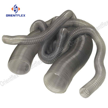 Corrugated non twist  pvc helix duct tubing