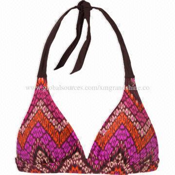 Lady's Beautiful Star Printed Bikini Tops