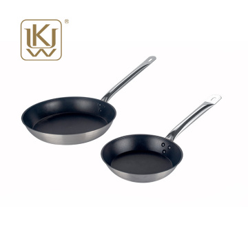 Stainless steel frying pan