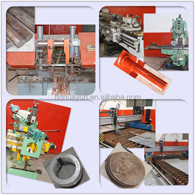Belt conveyor used 500mm diameter drive conveyor pulley, rubber coated head pulley