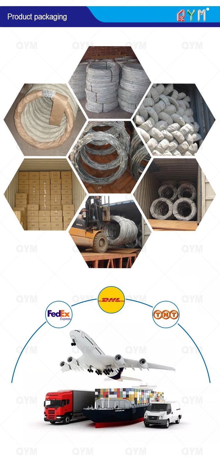 Anping 700mm Coil Diameter Concertina Razor Barbed Wire with Pallet