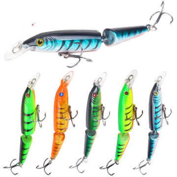 Factory Wholesale 10.5cm 9g Hard Bait Minnow Lure - 2 Sections Jointed Fishing Lure