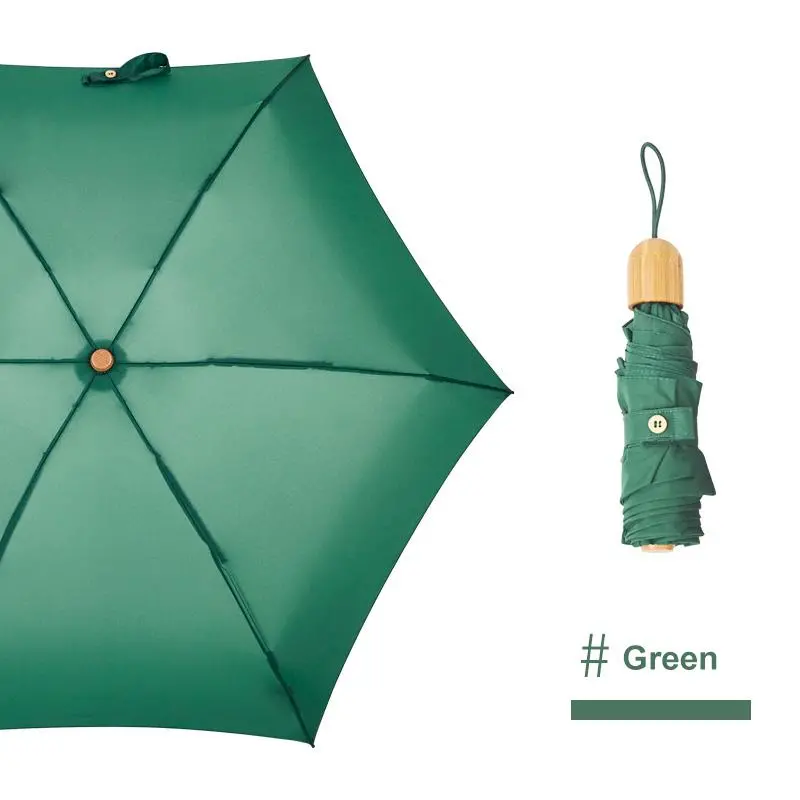 RPET Canopy Custom Mini Pocket High Quality Folding Umbrella Lightweight