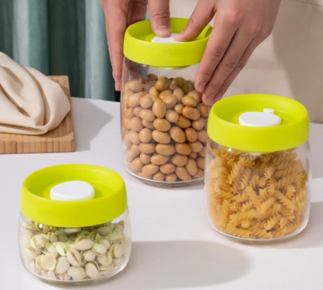 Plastic Vacuum Storage Canister