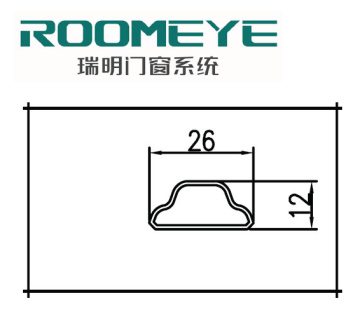 Thermal Insulated aluminium windows modern wooden aluminum doors and windows profile