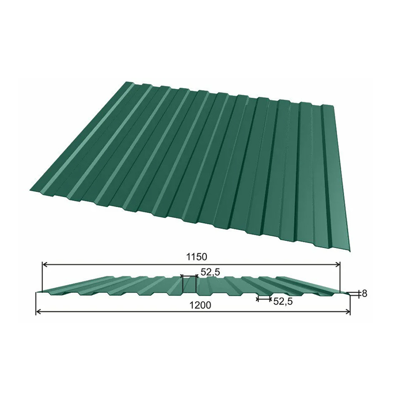 Color Coated Corrugated Plate