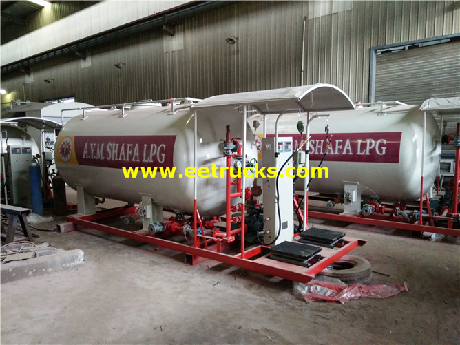 Estaciones móviles de propano antideslizante Mobile Skid Propane Stations