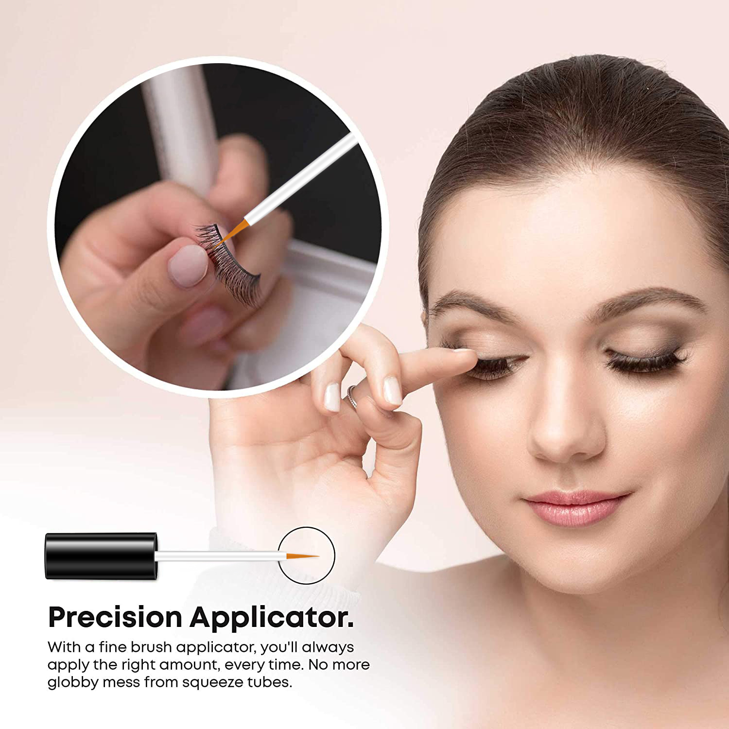 Colle de faux cils transparente de longue durée en gros Vegan Wholesale Vegan Clear Longlasting False Eyelash Glue