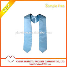 Wholesale Plain Graduation Stole Blue