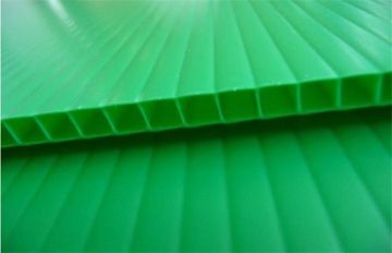 2mm - 10mm Thick Twin Wall Plastic Sheet , Pp Twin Wall Plate Colorful