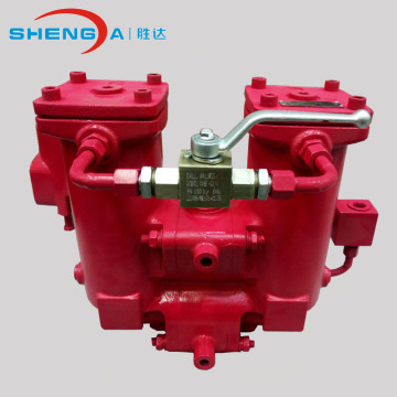 duplex inline oil strainer filter