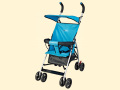 Abah-abah berat ringan stroller bayi