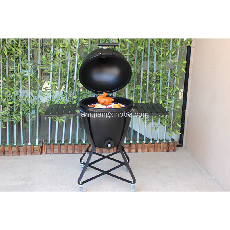 22&quot; ብረት Kamado እንቁላል BBQ ግሪል