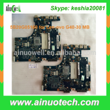 FRU 5B20G05160 Laptop mainboard for Lenovo G40-30 BDPLANAR L G40-30 UMA N3530 1000M Motherboard B50-70 N50 G40 G50 system board