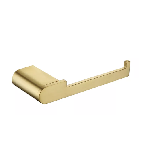 Gold Finished Copper Towel Rail Toilet Roll Holder