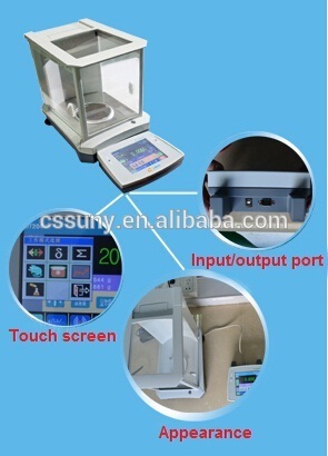 Touch Screen balance, touch weighting scale, touch Analytical scale