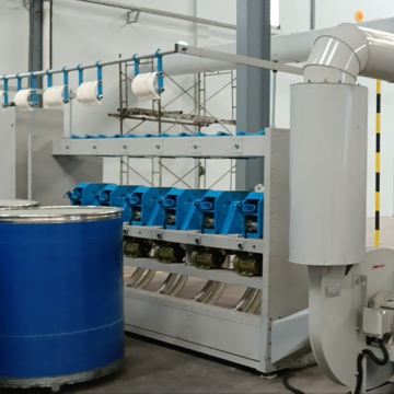 DREF Structure Friction Spinning Machine for Mop Cotton Yarn Production