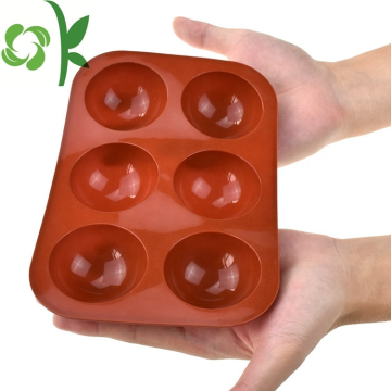 Hot Selling 6 Semicircular Silicone Cake Chocolate Mold
