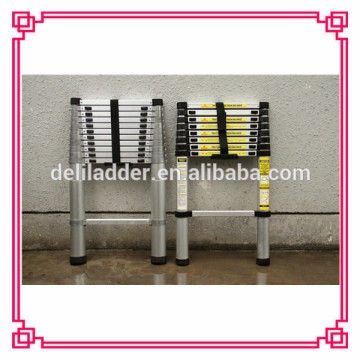 3.2m Single Straight Telescopic Ladder, telescoping Ladder with aluminum connector,telescopic lightweight ladder