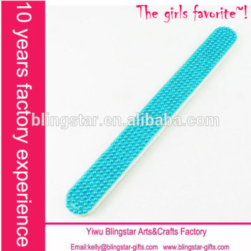 bling rhinetsone blue wholesale nail file