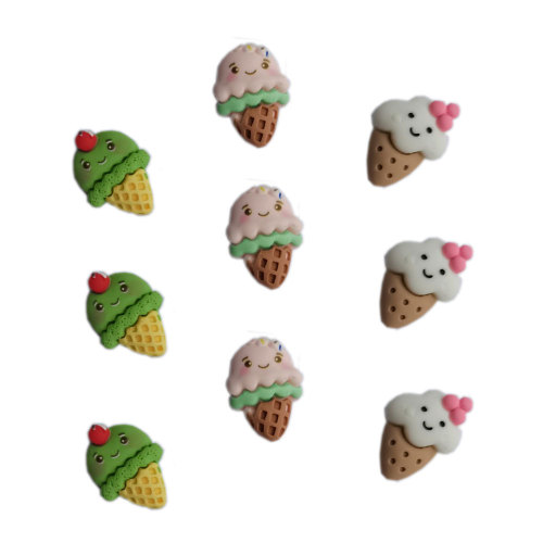 Cartoon Harz Ice Cream Charms Sweet Food Eis am Stiel Anhänger für DIY Art Decor Handmade Phone Case Ornament