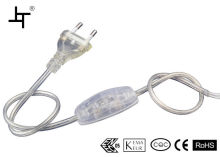 Transparent Extension Cord Line Switch Pp For Bathroom With Remote Control