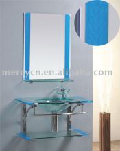 Hanging Bathroom Glass Sink Blue Hanging Bathroom Glass Sink