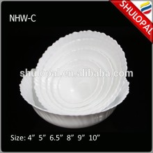 Heat resistant opal glassware Opal Glass Dinnerware Opal Glass Salad Bowl