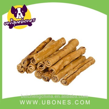 natural rawhide twisted sticks for dog chew