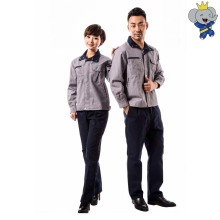 Grey polyester cotton thick pearl sail jacket workwear