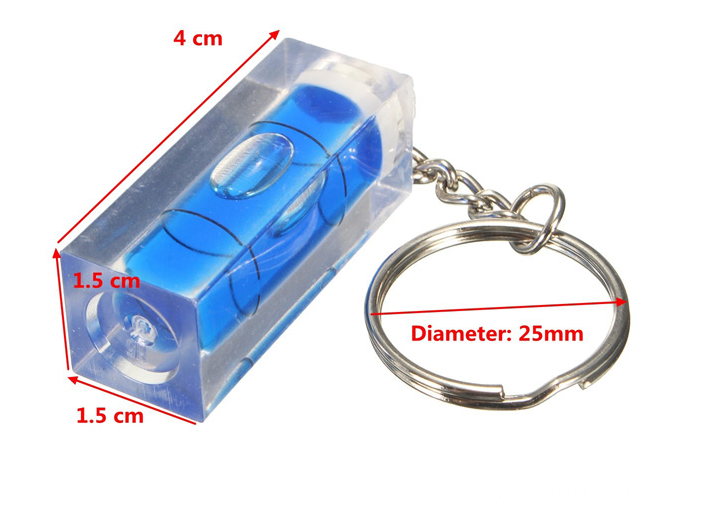 Mini Pocket Level Keychain bubble level