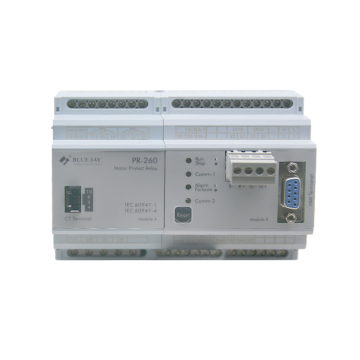 Blue Jay PR260: Industrial Strength 3-Phase Thermistor Motor Protection Relay for Medium to High Voltage Power Systems
