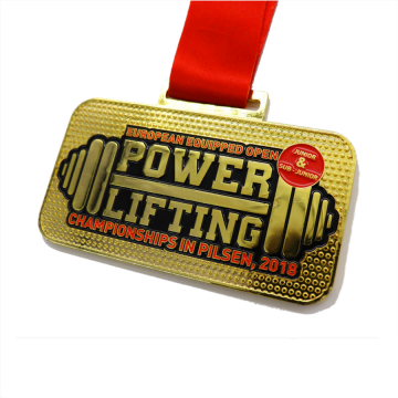 Custom design bodybuilding competition medals