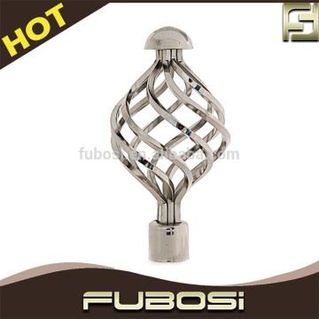 Flexible curtain rod/ iron twisted curtain rod/ dual curtain rod diy