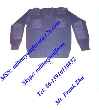 Military Pullover Sweater Jersey