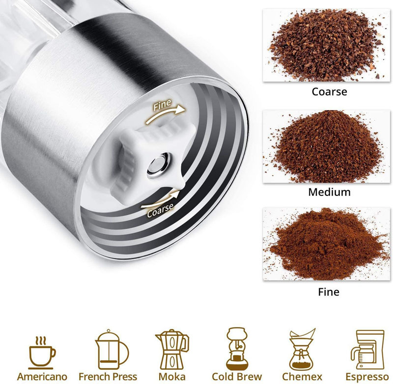 Hand Grinding Manual Coffee Rrinder Mill Coffee Maker