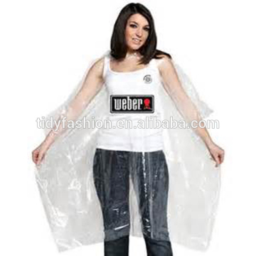 DisposableTransparent Ladies Rain Poncho