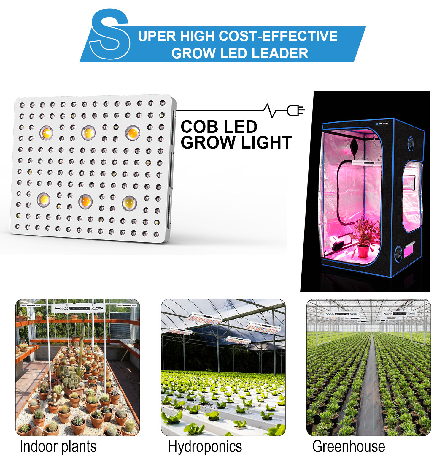 led grow light 3000w