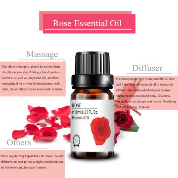 Al por mayor 100% Pure Rose esencial para el cuidado de la piel para el uso múltiple