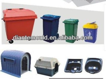 plastic trash bucket mould in huangyan