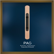 Zinc Alloy Painted and Electroplated Touch Lock