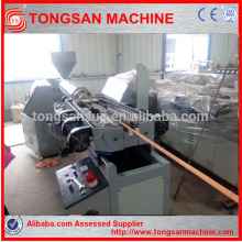 Plastic extruder machine for making single wall corrugated pipe