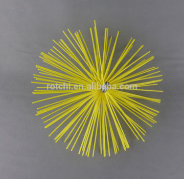 Chimney sweeping,chimney sweeping brushes,flexible nylon chimney sweeping brushes