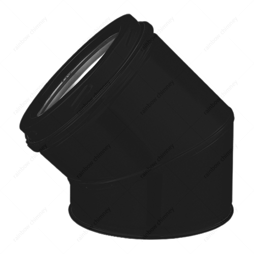 Black 5 Inch 30 Degree Elbow (Included fittings)