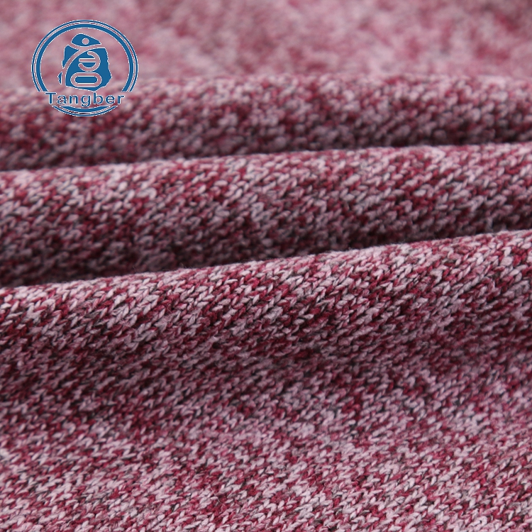 Hot Sale Cationic Dye Hacci Knitted Poly Brushed Back Fleece Fabric